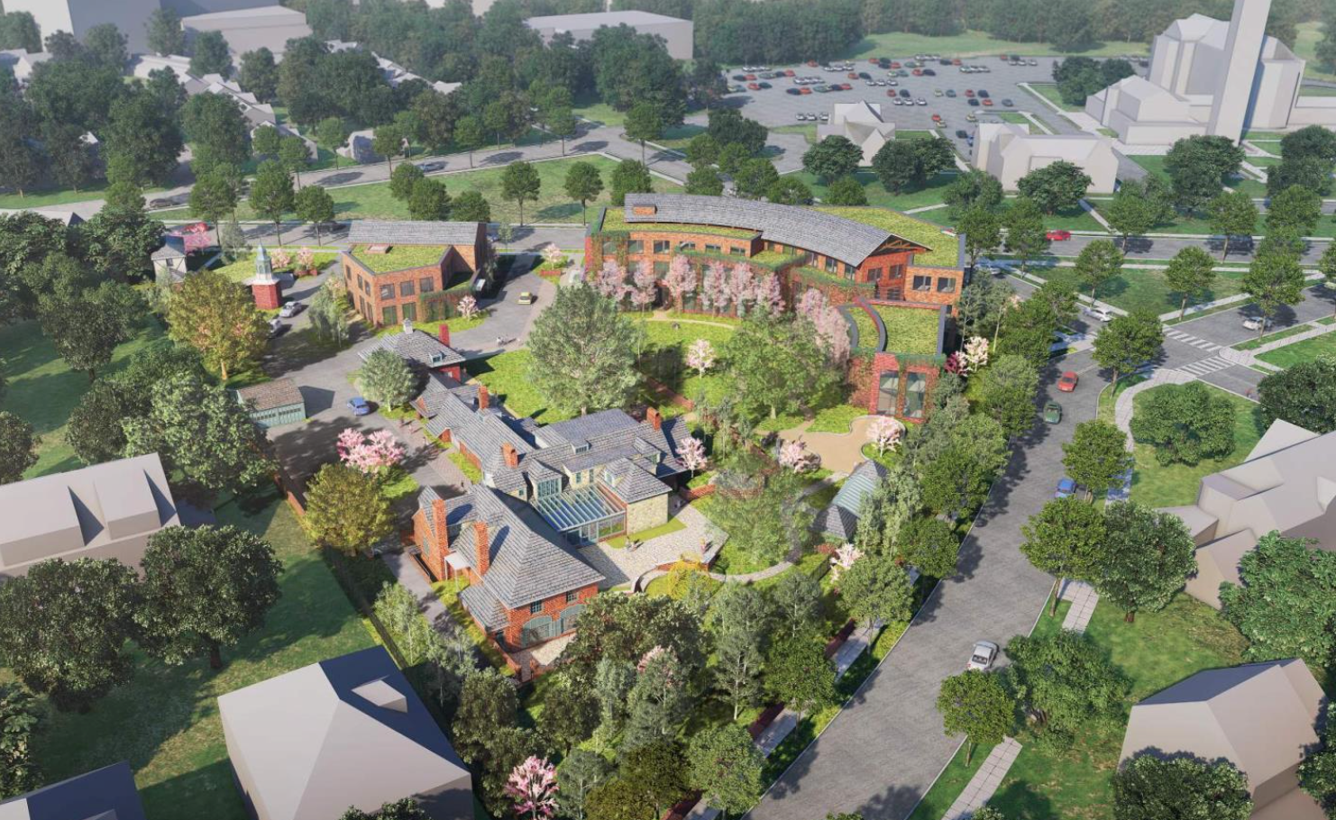 Rendering of new campus